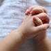 Child's hands in prayer