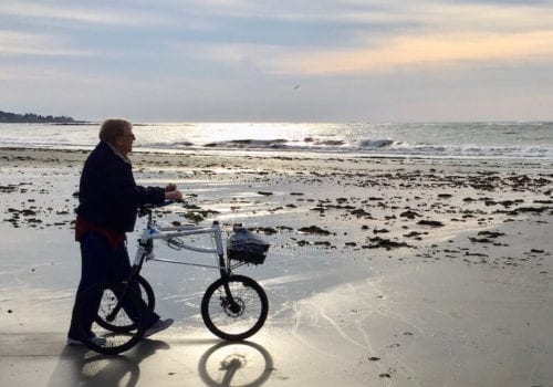 Waling with an Afari, a specialized walking bike