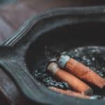 Cigarette butts in an ashtray