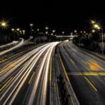 Illusion of speed on a highway