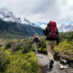 two men Hiking