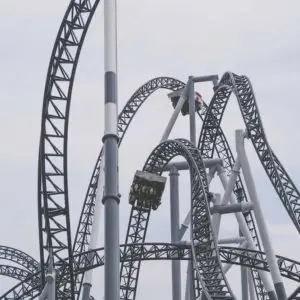 a rollercoaster