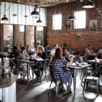 ordinary chatter in a cafe