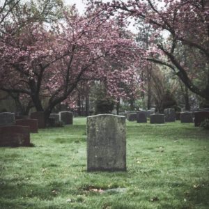 a headstone raises ones curiosity as to one's date of death