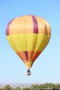 colorful hot air balloon