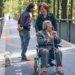 aging woman in wheelchair