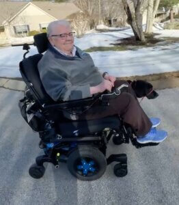 Ardis in Powerchair
